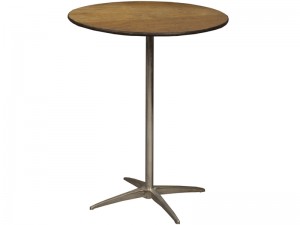 30 Inch Round High Boy Table Rental