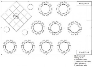 30 x 50 Tent Layout 2 