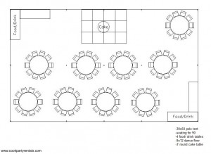 30 x 50 Tent Layout 3