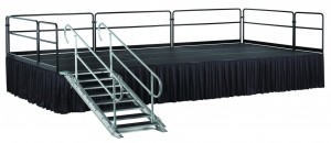 Staging with Skirting - Party Rentals